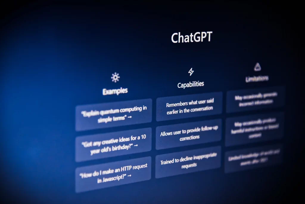 ChatGPT's interface snapshot for article on its revenue potential